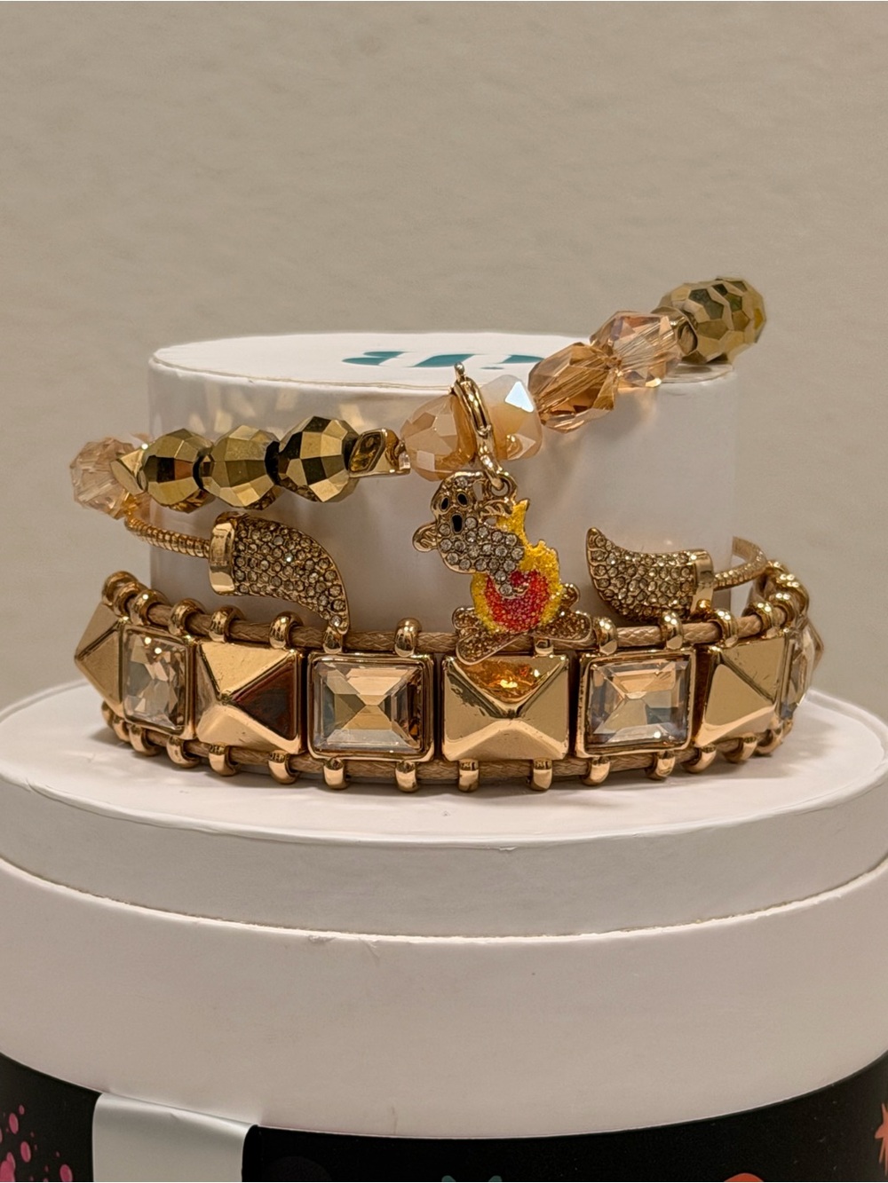 Bomb Party NWT! “Ghost Stories by the Fire” Gold Plating